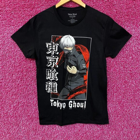 Tokyo Ghoul Ken Kaneki Eyepatch Centipede Ghoul Anime T-Shirt Small - Picture 1 of 4